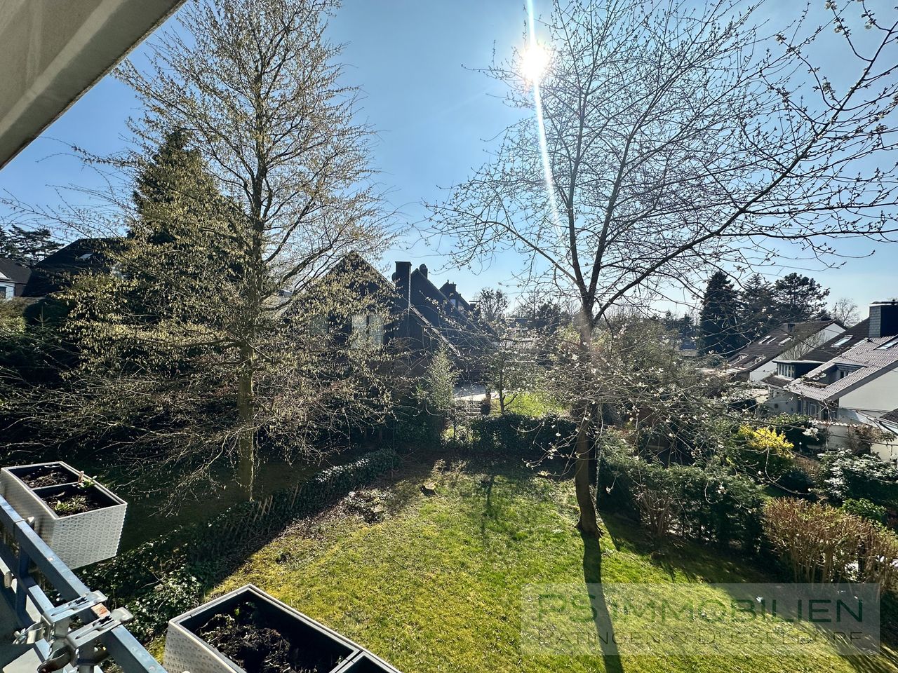 Aussicht vom Balkon